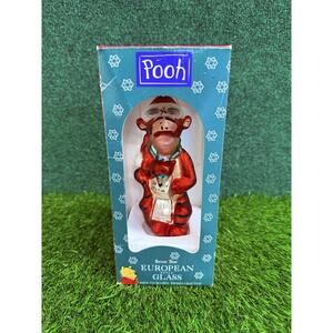 1997 New NIP Tigger Glass Ornament POOH Santa’s Best European Style Hand Crafted